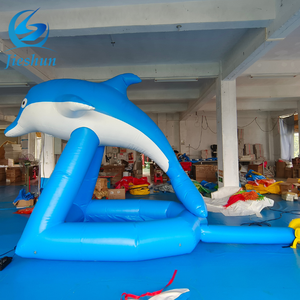 Buona qualità della schiuma di partito cannoni a bolle gonfiabili delfino dei modelli dei cartoni animati parco piscina DJ Disco con la macchina della schiuma Spray del getto del partito - Product Image 3