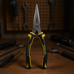 Pince à bec long demi-ronde Stanley Fatmax 180 mm Fabriquée en France - Product Image 3