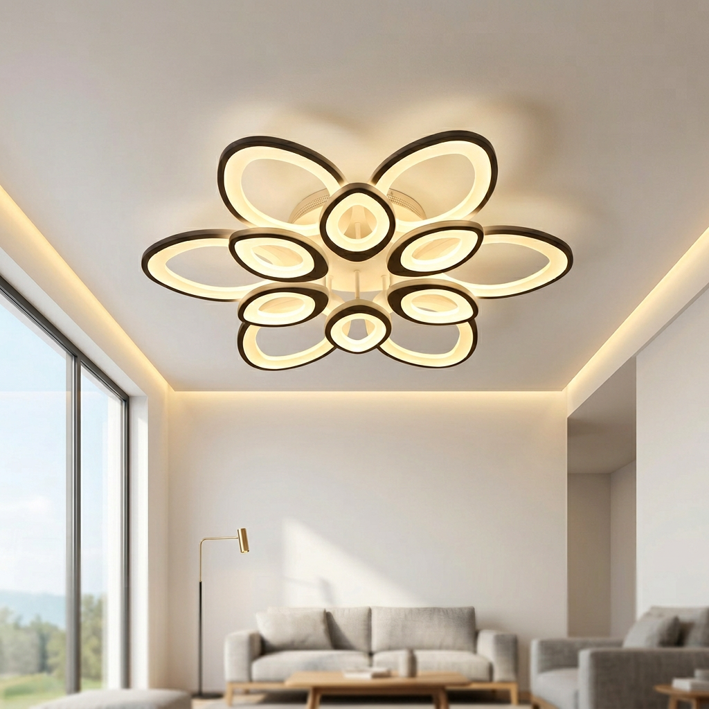 Contemporary Smart LED Ceiling Lamp Minimalist Stylish Master Bedroom Living Room Study Area Home Lighting