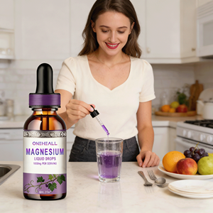 गर्म बिक्री उच्च अवशोषण गिरावट आती है मैग्नीशियम जटिल तेजी से अभिनय नींद स्वास्थ्य पूरक मैग्नीशियम ग्लाइसिनेट तरल बूंदों - Product Image 2