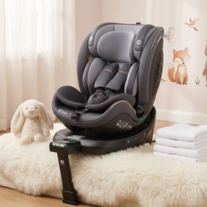 TZCYO Seggiolino Auto Convertibile di Lusso 3-in-1 per Neonati 0-7 Anni, Rotazione a 360 Gradi, <span class=keywords><strong>ISOFIX</strong></span>+Support Leg, ECE R129 <span class=keywords><strong>I</strong></span>-<span class=keywords><strong>size</strong></span>, Max 36kg, con Base - Product Image 4