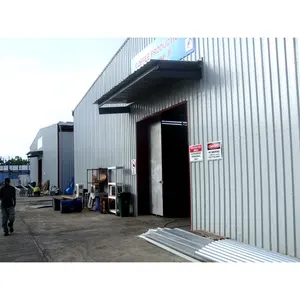Laboratorio di lavorazione del fascio di caffè prefabbricato ingegneria struttura in acciaio magazzino industriale