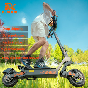 EU Electronic Foldable Waterproof Speed Brushless Motor Aluminum Frame Lithium Battery <b>Remote</b> Control 40-60km Range - Product Image 1