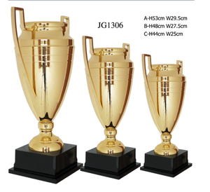 2025 monde grande taille Base en bois stéréo tasse oreille métal trophée plaqué argent trophée lettrage jeu Football basket-ball prix - Product Image 4