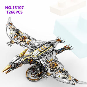 MJI 13107 Blocs de construction mécaniques Pterosaure, modèle éducatif pour enfants, ensemble de blocs de construction en plastique, jouet en gros, Juguetes - Product Image 1