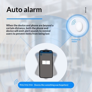 Traceur intelligent pour le positionnement, dispositif anti-perte pour téléphone portable, clés, portefeuille, compatible Android et iOS, en plastique - Product Image 4