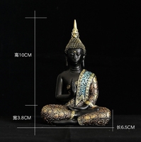 Thaïlande Bouddha Résine Artisanat Asie Du Sud-Est Entrée Créative Pièces De Décoration De La Maison