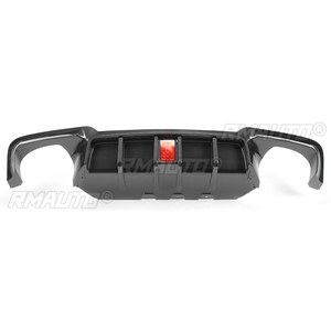 New Car Rear Bumper <b>Diffuser</b> Lip Chin Body Kits W/ <b>Led</b> Brake Light for BMW F10 528i 530i M Sport 2010-2016 Rear Bumper Spoiler - Product Image 2