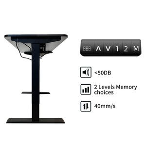 <b>Cheap</b> Easy to Install Home Office Furniture Ergonomic Electric Height Adjustable <b>Computer</b> Table Lift Standing Desk - Product Image 5