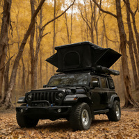 Carpa de Techo para Jeep Wrangler, Carpa Rígida de Aluminio Impermeable de Apertura Rápida para 2-3 Personas, Carpa de Techo de Apertura Automática para las Cuatro Estaciones