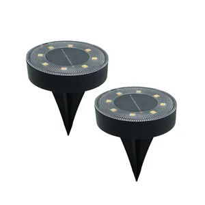 Ip68 Waterproof Floor Deck Inground Spotlight Outdoor Ground Buried Solar Led Underground Light