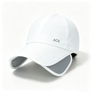 Gorra de Béisbol Unisex ACE de Secado Rápido con Protección Solar, 6 Paneles, Lona, Solapas Laterales Retráctiles, UPF50+, para Ciclismo y Running al Aire Libre en Todas las Estaciones - Product Image 2