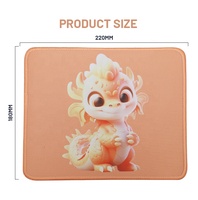 Tapis de souris de jeu personnalisé avec dessin animé, base en caoutchouc antidérapante, petit design hentai, couleur personnalisée, accessoires informatiques pour la maison et le bureau