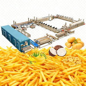 100 kg/h 200 kg/h 300 kg/h 500 kg/h 1000 kg/h automatico patatine fritte fresche congelate macchina per la produzione di patatine fritte - Product Image 4