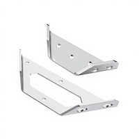 Connecteur d'angle trapézoïdal en acier inoxydable pour meubles, fixation bois, grand triangle, code 90 degrés