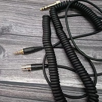Câble Audio Kannon blindé pour AKG Q701/Q702/Q712/Q240 Audiophile cuivre nu TPE 6.35 adaptateur prise casque à ressort pour les jeux