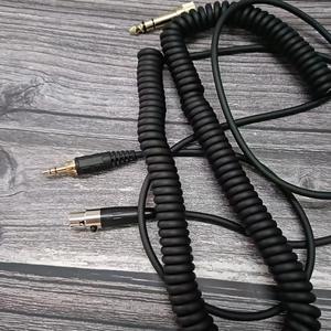 Cable de Audio <span class=keywords><strong>Kannon</strong></span> blindado para AKG Q701/Q702/Q712/Q240 Audiophile cobre desnudo TPE 6,35 adaptador enchufe resorte auriculares para juegos - Product Image 5