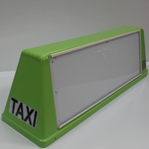 Hot Sale Led Taxi Roof Sign Clear Roof Taxi Top Advertising Car Display Billboard for Adverts RGB Color with Logo Printing