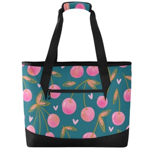 Sac isotherme à bandoulière pour déjeuner, design hawaïen personnalisé, en polyester durable, sac fourre-tout isotherme pour le déjeuner - Product Image 2