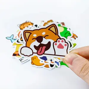 Cute Panda Vinyl Kawaii Waterproof Cartoon Laptop Sticker Custom Sticker Sheet