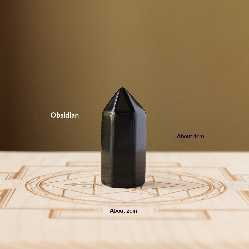 Obsidian (Approx. 3.5-4cm)