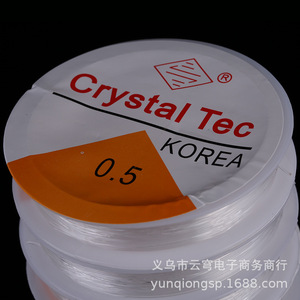Fil élastique transparent en cristal, 10 rouleaux, pour la fabrication de bijoux - Product Image 2