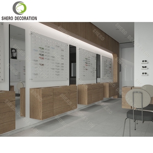 Luxury <b>Optical</b> Shop Decoration <b>Wall</b> <b>Mounted</b> Eyeglasses Display Shelf Eyeglasses Display Cabinet For <b>Optical</b> Display Showcase - Product Image 2