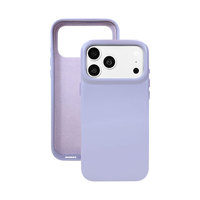Coque en PU aspect Nappa lisse pour iPhone 18/17/16 Pro Max avec doublure en microfibre et protection d'appareil photo surélevée