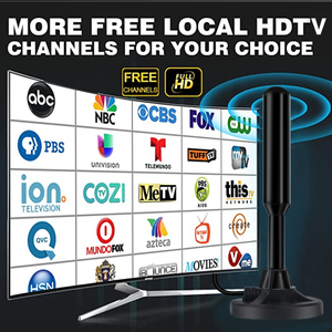 Miễn phí địa phương kênh 25 dBi dài mạnh mẽ tín hiệu di động khuếch đại HDTV 4K 8K 1080p kỹ thuật số trong nhà thanh từ TV Antenna - Product Image 6