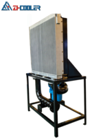 Refroidisseur d'air comprimé personnalisable avec ventilateur pour armoire de sortie pneumatique, échangeur de chaleur pour refroidisseur d'air de puissance