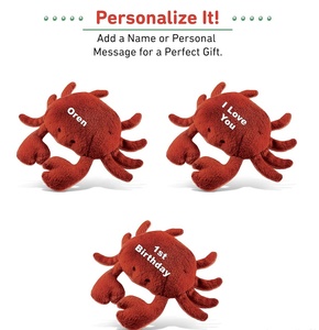 Personnalisé Petit Crabe En Peluche Porte-clés En Peluche En Peluche Aimant Ocean Life Aimant pour <span class=keywords><strong>Casier</strong></span> Crabe En Peluche Aimant De Réfrigérateur - Product Image 2
