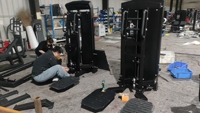 Machine d'entraînement au coup de pied arrière avec corde pour salle de sport commerciale Xinrui.
