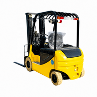 Chariot élévateur électrique 2,5 tonnes avec chargeur rapide 100A en option, batterie lithium 200A, mât duplex 3m, pneus pleins, capacité 2500kg