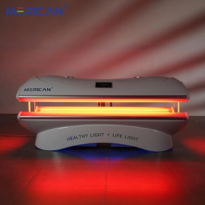 Merican Red Infrared Bed Full <strong>Body</strong> Red Light Therapy Bed Infrared Sauna For EU Plug Compatible PDT Machine - Product Image 3