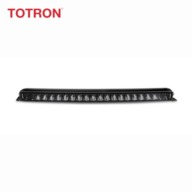 Universal Screw-Less & Bezel-Less Curved Ultra Slim Single Row Waterproof LED Light Bar