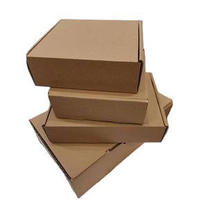 Boîtes de papier en <span class=keywords><strong>carton</strong></span> kraft vierge avec logo personnalisé bon marché en vrac Boîte kraft pour emballage - Product Image 1