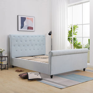 Fabricants de qualité, meubles de chambre à coucher, lit king-size de luxe, cadre de lit moderne, lit double haut, tête de lit capitonnée - Product Image 3