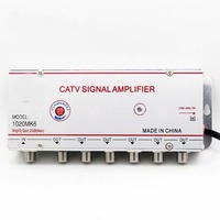 Amplificador de Señal CATV 1020MK4, 1 Entrada 8 Salidas, 20dB, Amplificador de Señal de TV para TV por Cable Digital