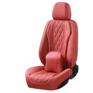 Housse de siège de voiture universelle toutes saisons de haute qualité, ensemble complet de 10 pièces, design sportif, couverture complète, ventilée, respirante, en cuir - Product Image 5