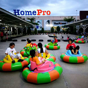 QIQU edad 4-14 años paseo eléctrico <span class=keywords><strong>seguro</strong></span> 100kg capacidad luces LED música Joy Stick Control para niños coches de parachoques eléctricos - Product Image 1