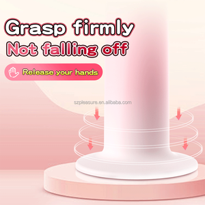 Wholesale Silicon <strong>Dildo</strong> Manual Large Size G-Spot <strong>Dildo</strong> with Suction Cup for Beginner Custom Silicone Anal Plug for Men Women - Product Image 3
