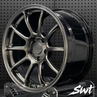 Jantes de voiture personnalisées TC105 19 20 21 pouces 5x130 Noir brillant Face usinée Jantes en alliage d'aluminium pour IX M850i M2 I5 Z4 X3 M5 SLK350 CLS63