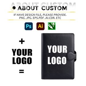 Customized Brand LOGO A5 Notepad Office Gift PU Notebook Promotional Notebook A4 B5 Customizable LOGO - Product Image 2