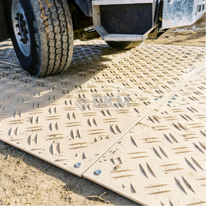 Mặt đất bảo vệ thảm HDPE nhựa xây dựng bùn Mat cho tạm thời đường phố - Product Image 4