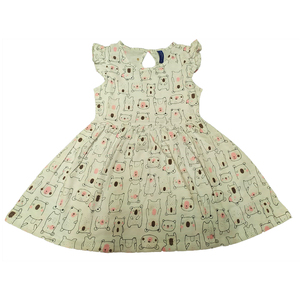 Bébé filles mode vêtements imprimé floral porter attrayant moderne conçu couleur personnalisée en gros robes fabrication de haute qualité - Product Image 6