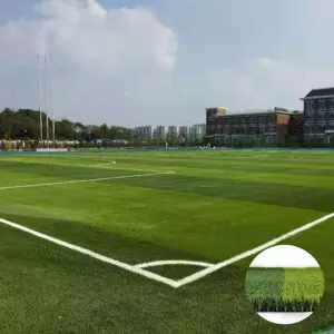 หญ้าเทียมกลางแจ้ง Cesped หญ้าสังเคราะห์สำหรับสนามฟุตบอล
