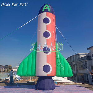 จรวดเป่าลมขนาด8เมตรสำหรับจัดแสดงนิทรรศการและอีเวนต์ - Product Image 2