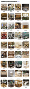 Đồ trang sức sang trọng hiển thị Showcase Tempered Glass cửa hàng hiển thị truy cập đồ nội thất tủ đứng - Product Image 3