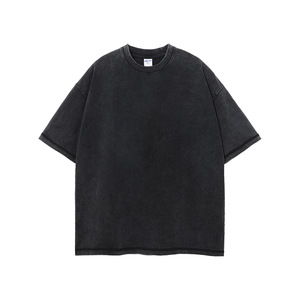 T-shirt Vintage Estiva Personalizzata all'Ingrosso, Manica Corta, Collo Largo, Stile Street - Product Image 6
