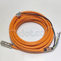 Câble d'encodeur alternatif B&R 8BCH0025.1111A-0 et câble d'alimentation 8BCM0015.1111A-0, conducteur en cuivre nu isolé PVC, longueur 150 mm